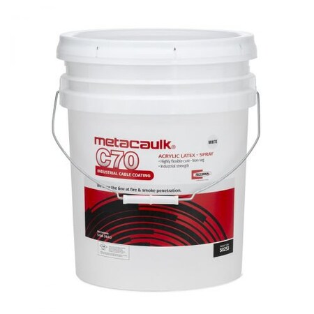 Rectorseal Corp. Metacaulk Industrial Cable Coating 5 Gallon, White 50253